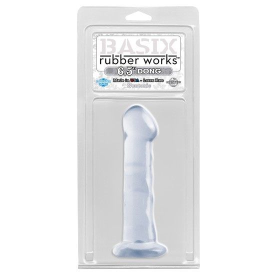 BASIX RUBBER WORKS DONG 16 CM CLEAR