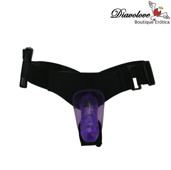 ULTRA PASSIONATE HARNESS DOUBLE HEADS PURPLE