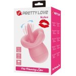 PRETTY LOVE - KYLEE LENGUA ESTIMULADORA CLÍTORIS 10 VIBRACIONES ROSA NUDE - Imagen 6