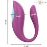INTENSE - ANNIE ESTIMULADOR & VIBRADOR FORMA DE U MORADO CONTROL REMOTO - Imagen 4