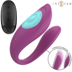 INTENSE - ANNIE ESTIMULADOR & VIBRADOR FORMA DE U MORADO CONTROL REMOTO - Imagen 2