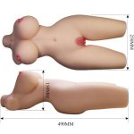 CRAZY BULL - TIFFANY TORSO FEMENINO REALISTA VAGINA Y ANAL 5.5 KG - Imagen 6