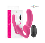INTENSE - AMY VIBRADOR DOBLE 20 CM ROSA CONTROL REMOTO