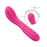 INTENSE - LISETTE VIBRADOR 19 CM FLEXIBLE 10 VIBRACIONES ROSA