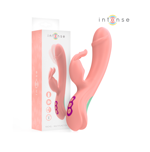 INTENSE-RACHEL-VIBRADOR-RABBIT-5-VIBRACIONES-ROSA RACHEL VIBRADOR RABBIT 5 VIBRACIONES ROSA - Imagen 1