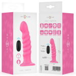 CINDY VIBRADOR TALLA L DISEÑO EN ESPIRAL 10 VIBRACIONES ROSA CONTROL REMOTO - Imagen 6