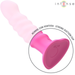 CINDY VIBRADOR TALLA L DISEÑO EN ESPIRAL 10 VIBRACIONES ROSA CONTROL REMOTO - Imagen 4