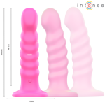 CINDY VIBRADOR TALLA L DISEÑO EN ESPIRAL 10 VIBRACIONES ROSA CONTROL REMOTO - Imagen 7
