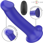 INTENSE - VICTORIA VIBRADOR CON VENTOSA 10 VIBRACIONES AZUL OSCURO CONTROL REMOTO - Imagen 8