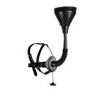 MÁSCARA CON MORDAZA Y EMBUDO EXTREME NEGRO OUCH! - Imagen 2