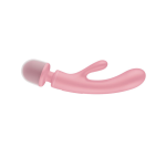 SATISFYER - TRIPLE LOVER MASAJEADOR VIBRADOR RABBIT ROSA