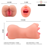 DEEP TOUCH - RILEY MASTURBADOR DOBLE BOCA & VAGINA - Imagen 3