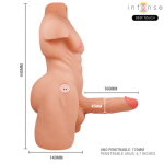 INTENSE DEEP TOUCH - VERO TORSO ANO Y VAGINA CON EFECTO SUCCIÓN, CALOR, VIBRACIÓN Y VOZ CON CONTROL REMOTO 5.5 KG - Imagen 4