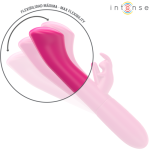 JULIETA VIBRADOR RABBIT 18,6 CM 10 VIBRACIONES ROSA - Imagen 4