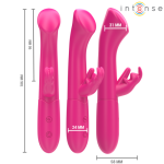 JULIETA VIBRADOR RABBIT 18,6 CM 10 VIBRACIONES ROSA - Imagen 5