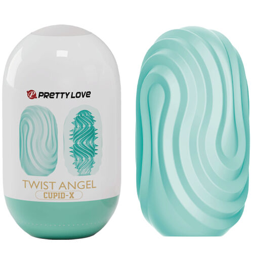 PRETTYLOVE-HUEVO-MASTURBADOR-TWIST-ANGEL-CUPID PRETTY LOVE - HUEVO MASTURBADOR TWIST ANGEL CUPID - Imagen 1