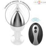 PLUG ANAL TALLA M DE METAL VIBRADOR CON LUCES LED MULTICOLOR Y CONTROL REMOTO - Imagen 3