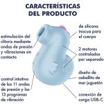 SATISFYER - SEA PONY VIBRADOR & ESTIMULADOR AIR PULSE - Imagen 4