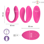NORA ESTIMULADOR DE PINZA CON VIBRACIÓN ROSA - Imagen 4