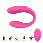 NORA ESTIMULADOR DE PINZA CON VIBRACIÓN ROSA