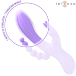 MIKO TRIPLE VIBRADOR RABBIT & ESTIMULADOR & ANAL 7 VIBRACIONES MORADO - Imagen 2