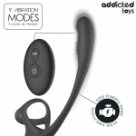 PLUG ANAL VIBRACIÓN Y WAVING 360º Y ESTIMULADOR TESTÍCULOS - Imagen 2