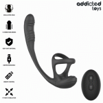 PLUG ANAL VIBRACIÓN Y WAVING 360º Y ESTIMULADOR TESTÍCULOS