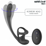 PLUG ANAL VIBRACIÓN Y WAVING 360º Y ESTIMULADOR TESTÍCULOS - Imagen 3
