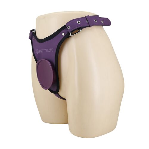 ARNÉS-UNIVERSAL-TIPO-BRAGA-PARA-STRAP-ON-MORADO-Y-NEGRO-DIAVOLOVE-SEXSHOP ARNÉS UNIVERSAL TIPO BRAGA PARA STRAP-ON MORADO Y NEGRO - Imagen 1