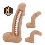 ZANE ARNÉS CON DILDO FLEXIBLE 17 CM Ø 4,3 CM COLOR NATURAL - Imagen 4