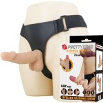ZANE ARNÉS CON DILDO FLEXIBLE 17 CM Ø 4,3 CM COLOR NATURAL - Imagen 7