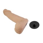 ZANE ARNÉS CON DILDO FLEXIBLE 17 CM Ø 4,3 CM COLOR NATURAL - Imagen 6